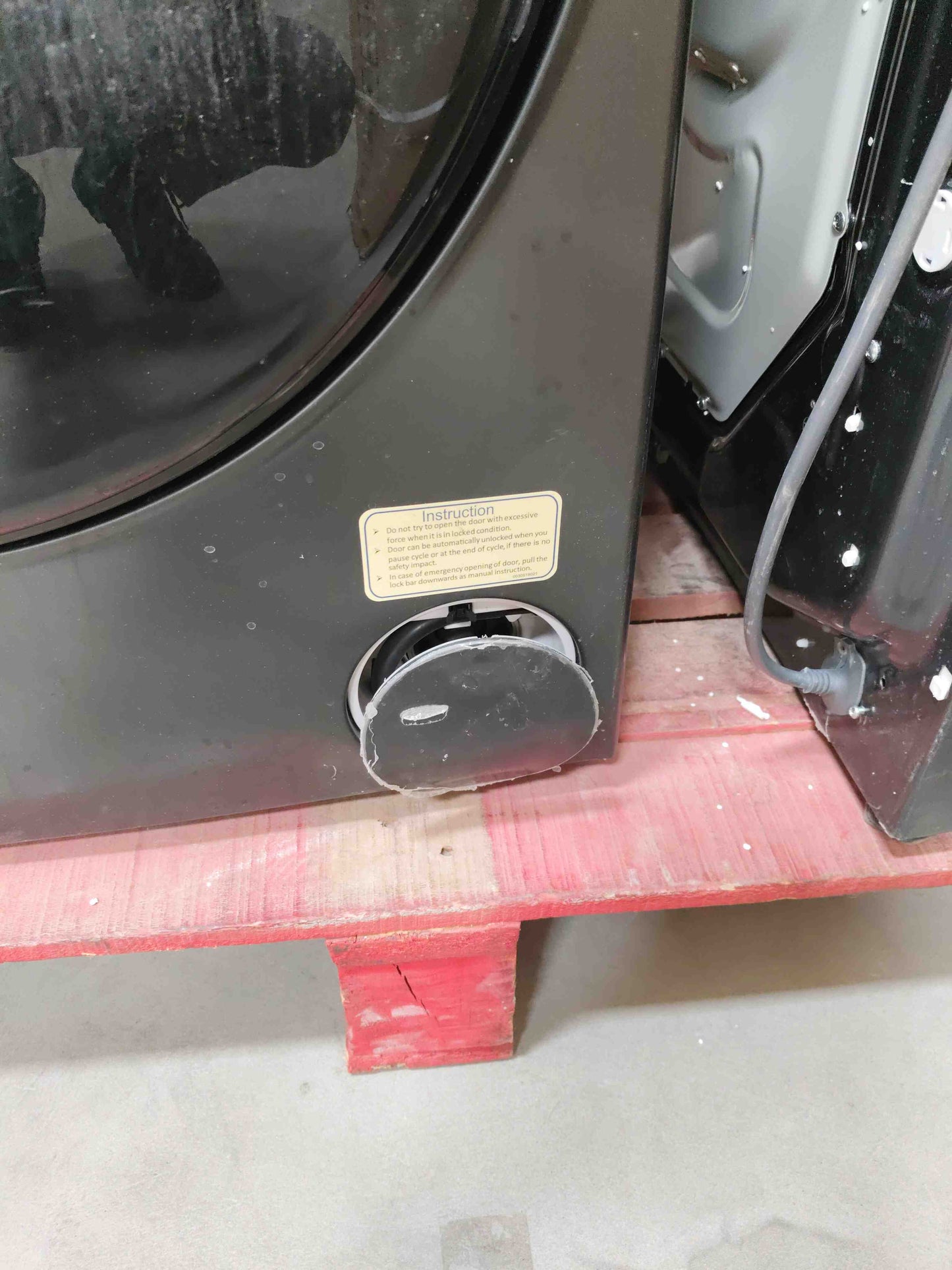 Haier 9 Kg Fully Automatic Front Load Washing Machine (Wi-Fi), Model: HW90-DM14959CBKU1, in Black color.