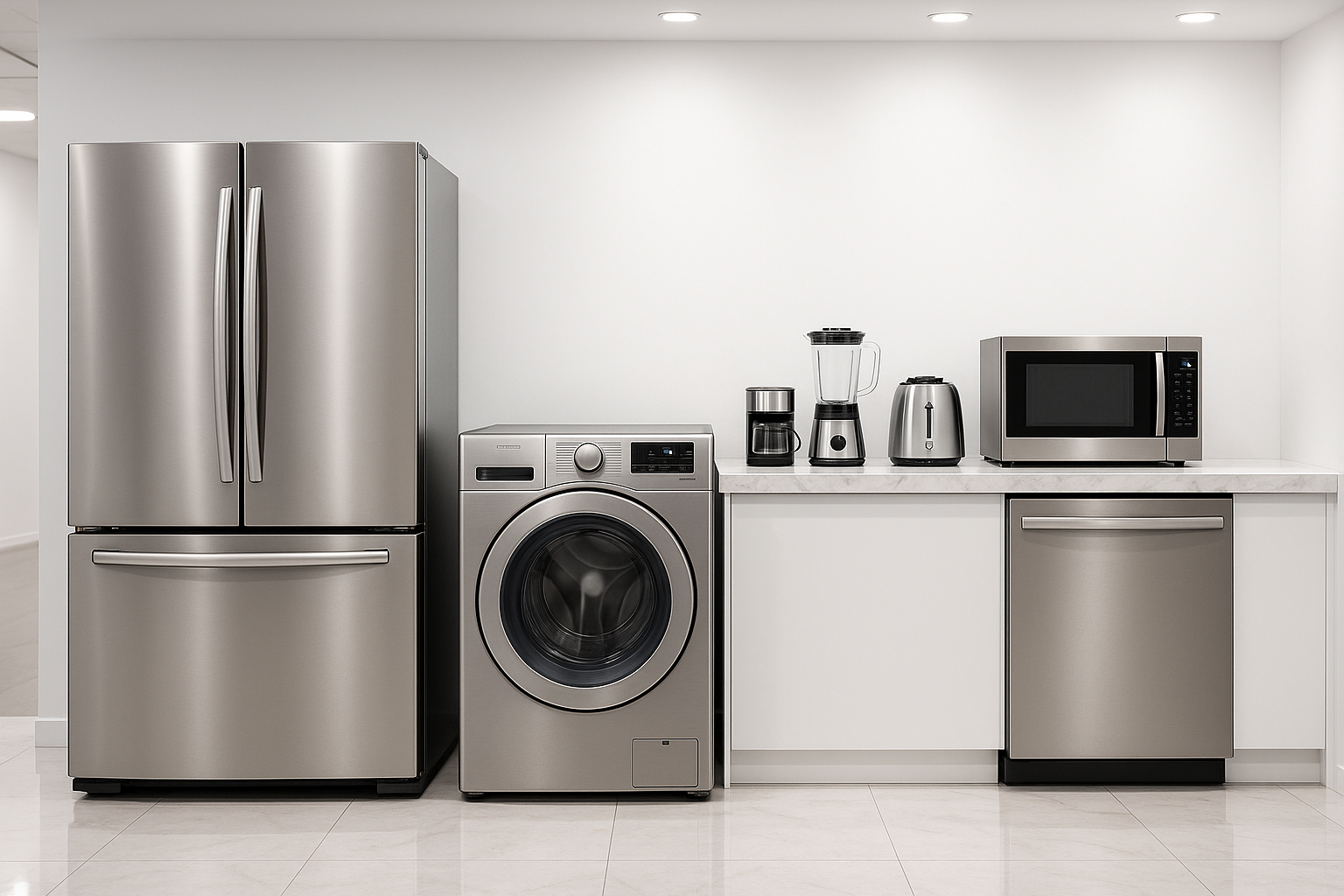 high-quality images of washing machines, refrigerators, microwaves, dishwashers, and small appliances.